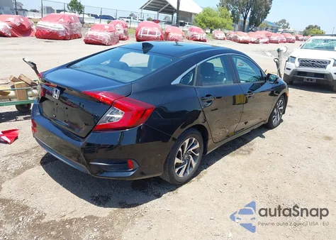 2018 Honda Civic Ex z USA, uszkodzony, nr VIN 2HGFC2F76JH605561